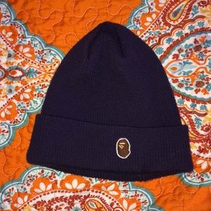Bape purple beanie